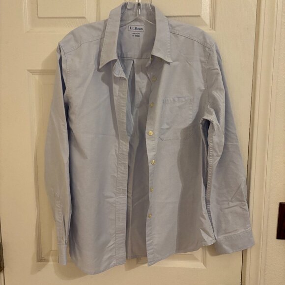 LL Bean Oxford Button Down Shirt- Med Reg - Picture 1 of 7